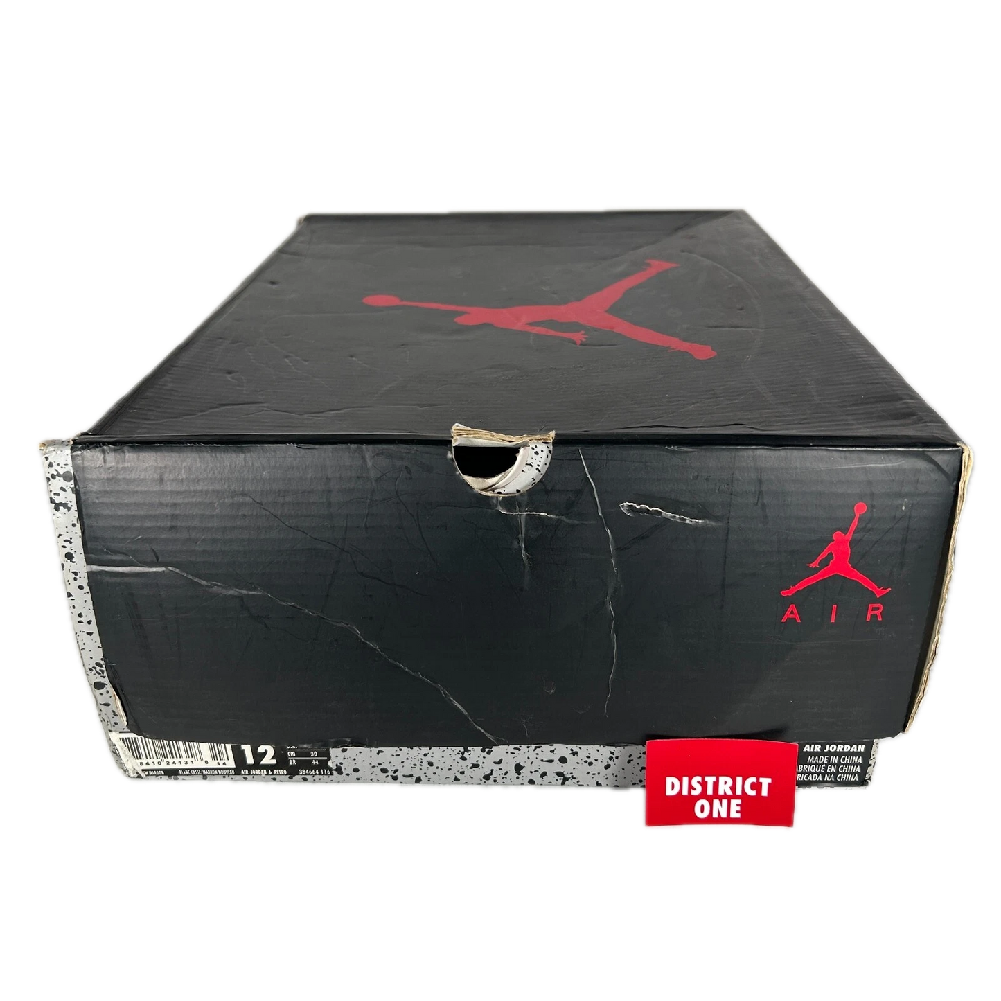 384664 116 Jordan 6 Maroon [CONDITIONAL] - 12 M (Discoloration) (Damaged Box)