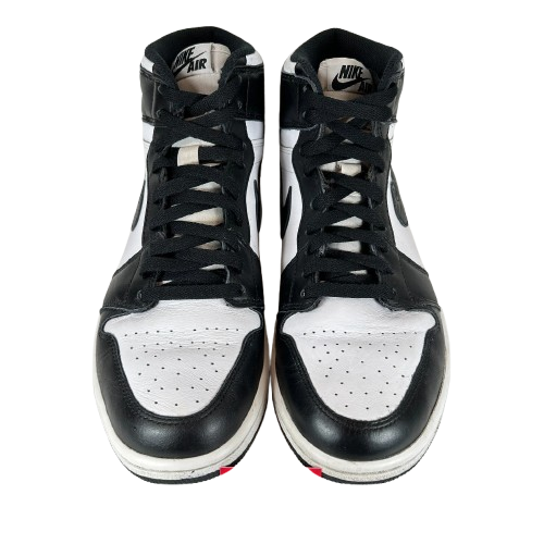 555088 010 Jordan 1 Retro Black White (2014) [USED] - 9.5 M (Used)