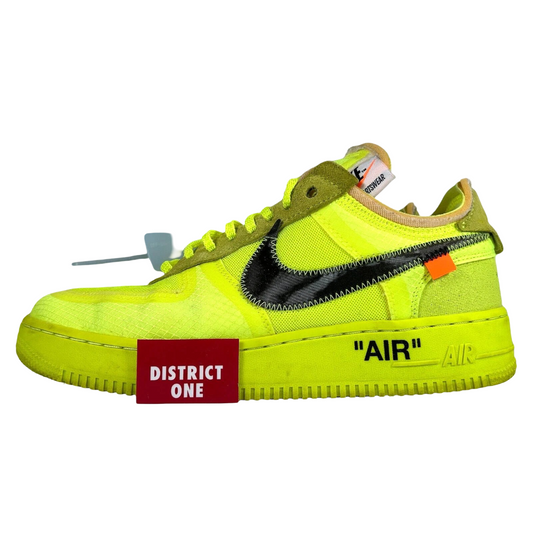 AO4606 700 Nike Air Force 1 Low Off-White Volt [USED] - 8 M (Used)