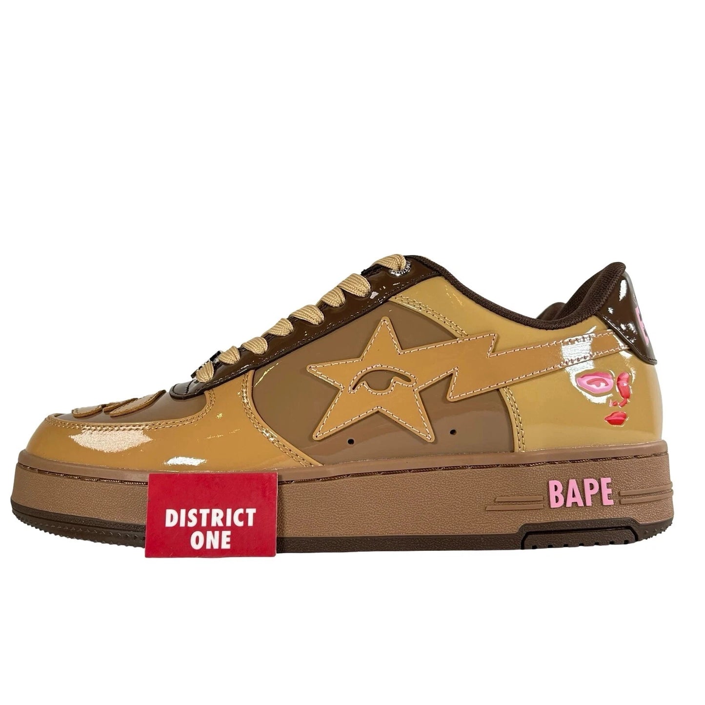 1L23191912 KidSuper A Bathing Ape BAPE Sta Brown