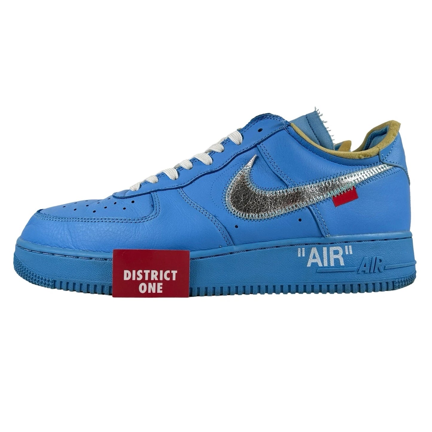 CI1173 400 Off White Nike Air Force 1 Low '07 MCA University Blue [USED] - 11 M (Used) (Replace Box)