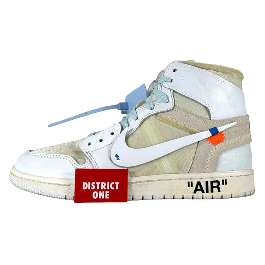 AQ0818 100 Air Jordan 1 Retro High Off-White Euro [USED] - 8 M (Used) (Replace Box)