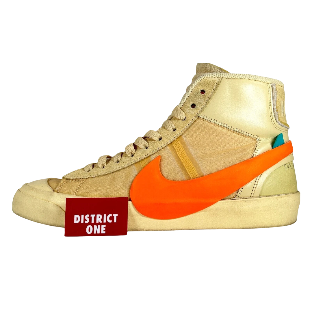AA3832 700 Nike Blazer Off-White Orange [USED] - 7.5 M (Used)
