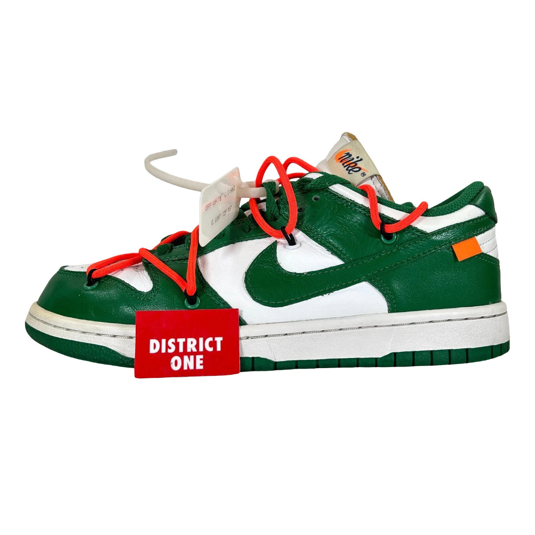 CT0856 100 Nike Dunk Low Off-White Green [USED] - 7 M (Used2)