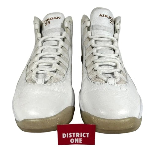 819955 100 Jordan 10 Retro Drake OVO White [USED] - 8 M (Used) (Missing Insoles)