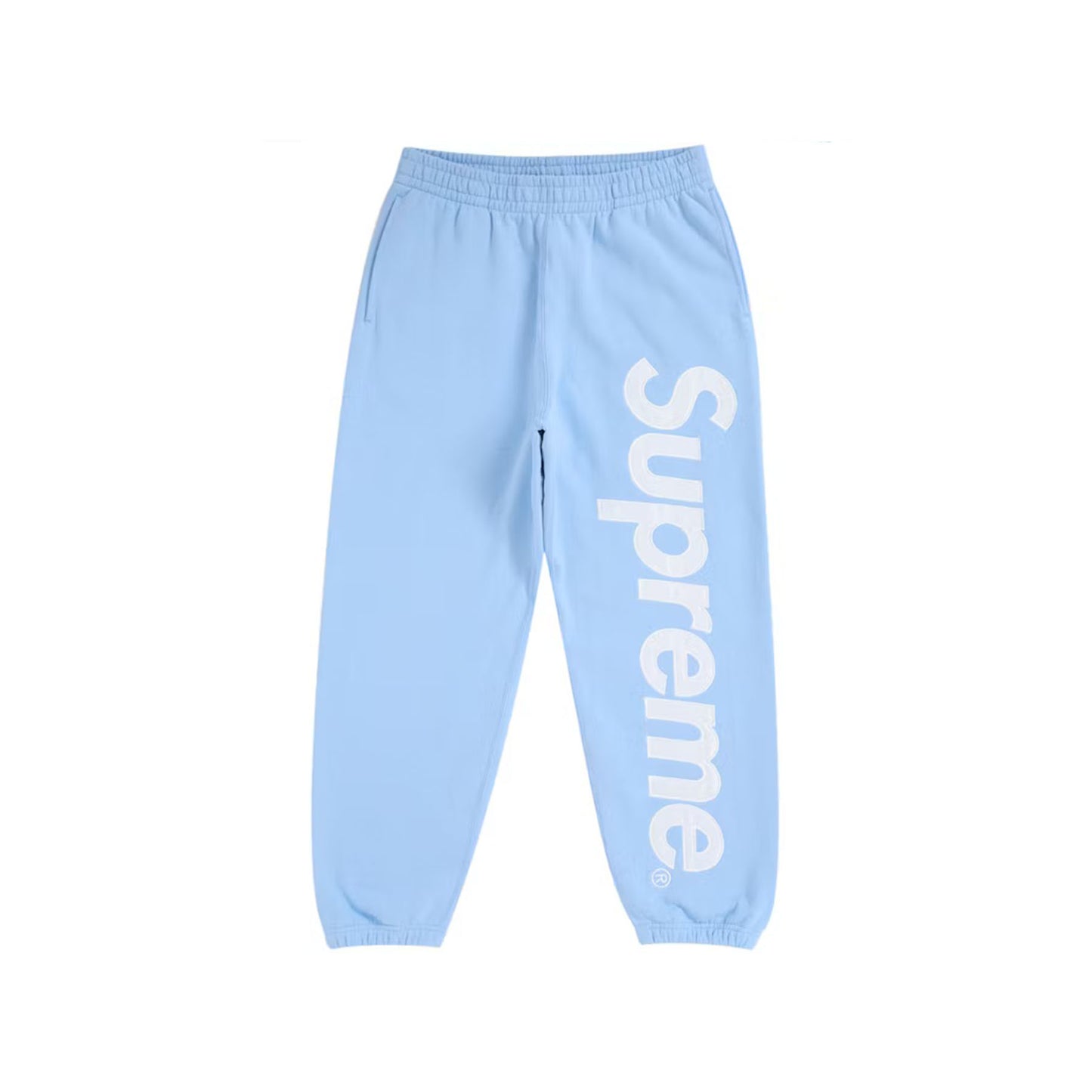 Supreme Satin Applique Sweatpant (FW24) Light Blue [USED] - L (Used)