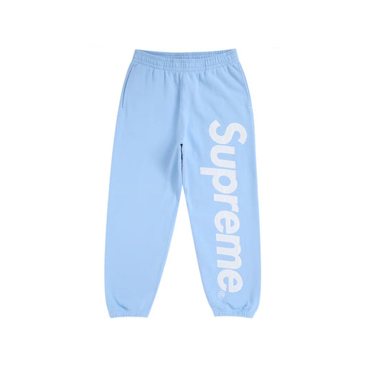 Supreme Satin Applique Sweatpant (FW24) Light Blue [USED] - L (Used)