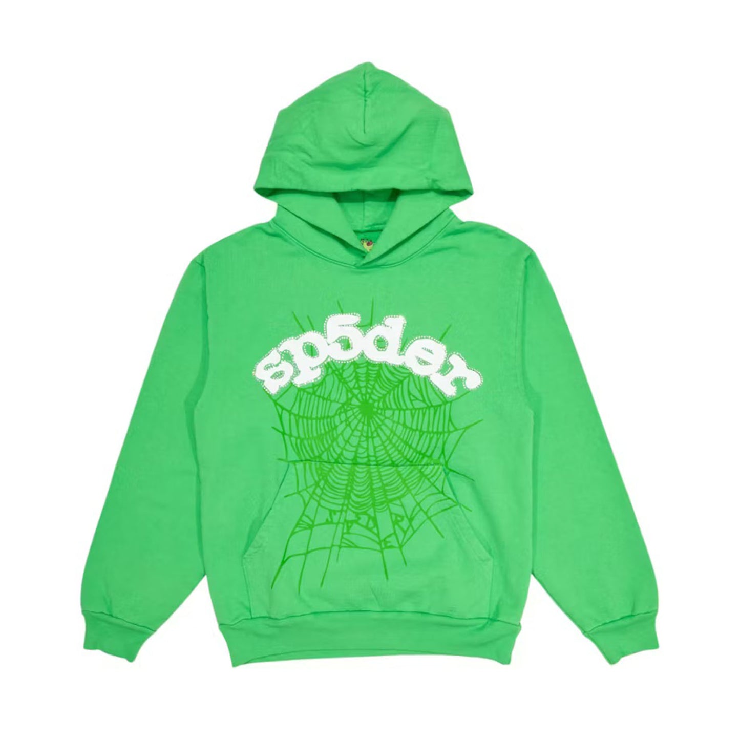 Sp5der Web Hoodie Slime Green [USED] - L (Used)