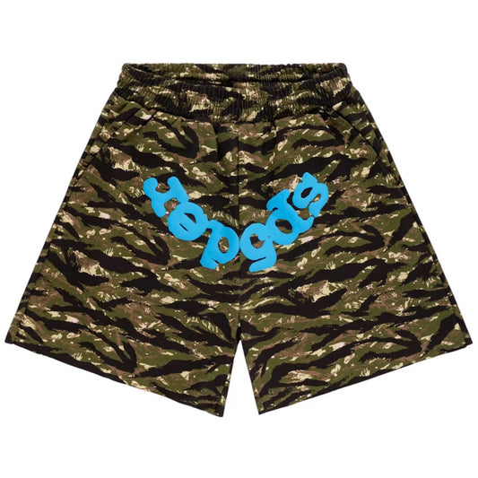 Sp5der OG Web V2 Tiger Camo Sweatshort Tiger Camo