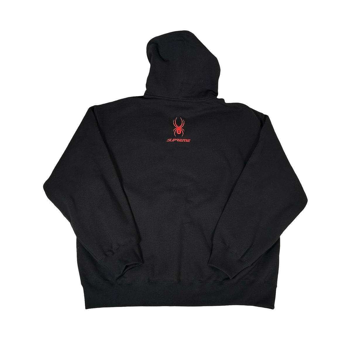 Supreme Spyder Zip Up Hooded Sweatshirt Black [USED] - L (Used)