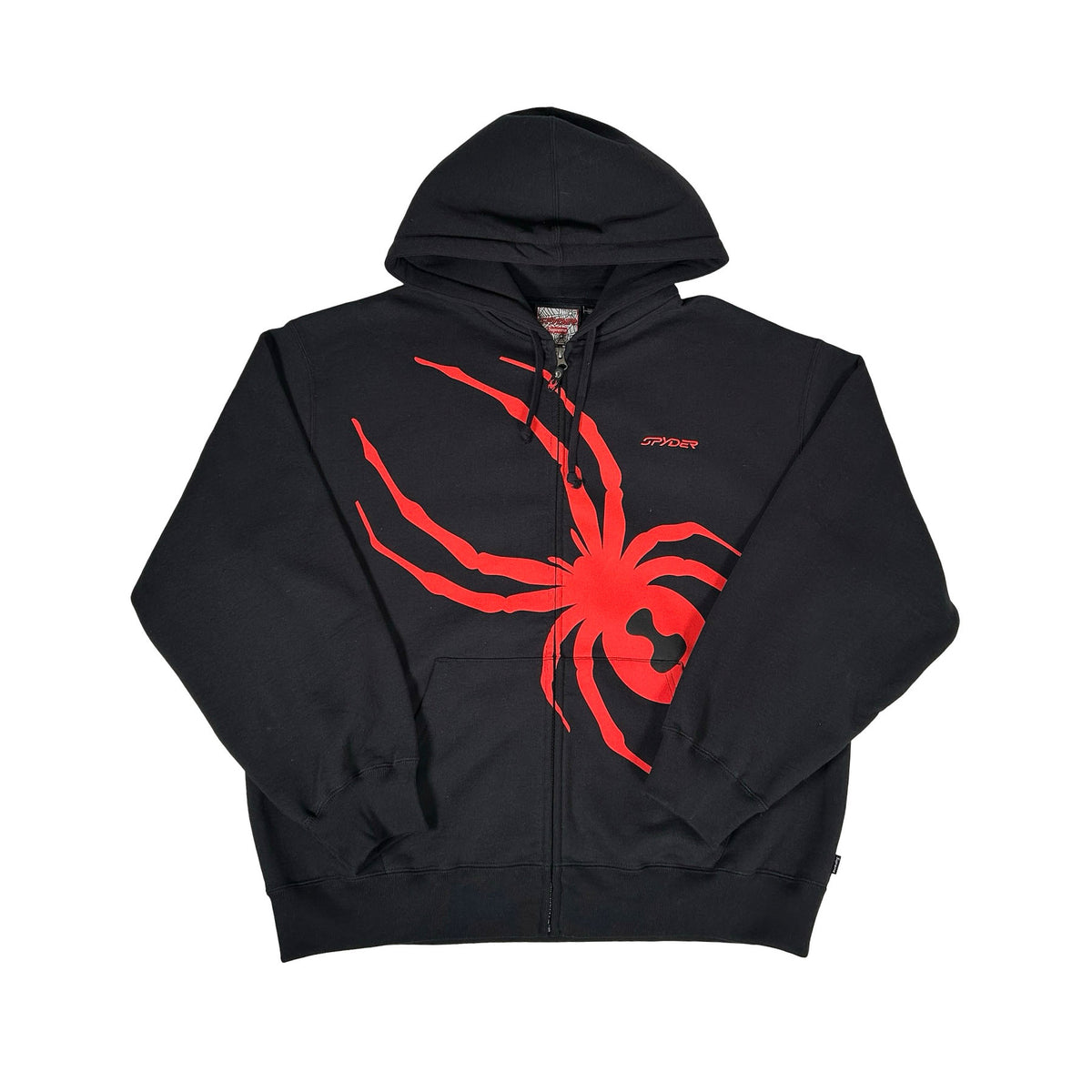 Supreme Spyder Zip Up Hooded Sweatshirt Black [USED] - L (Used)