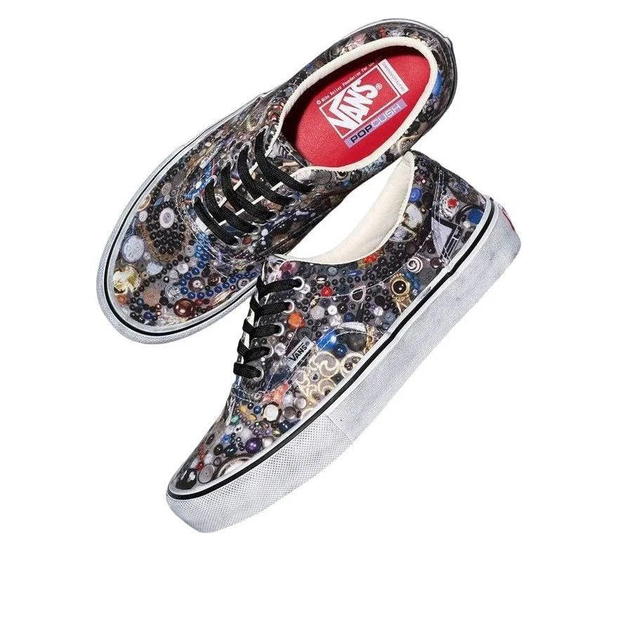 VN00110ABLU Vans Era Supreme x Mike Kelley Grey