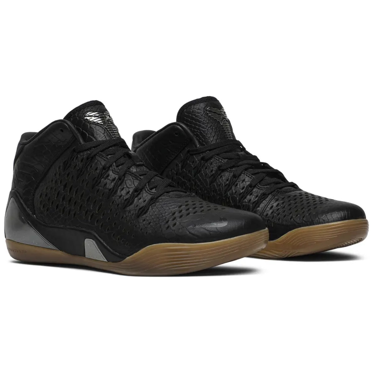 704286 001 Nike Kobe 9 EXT Mid Black Mamba