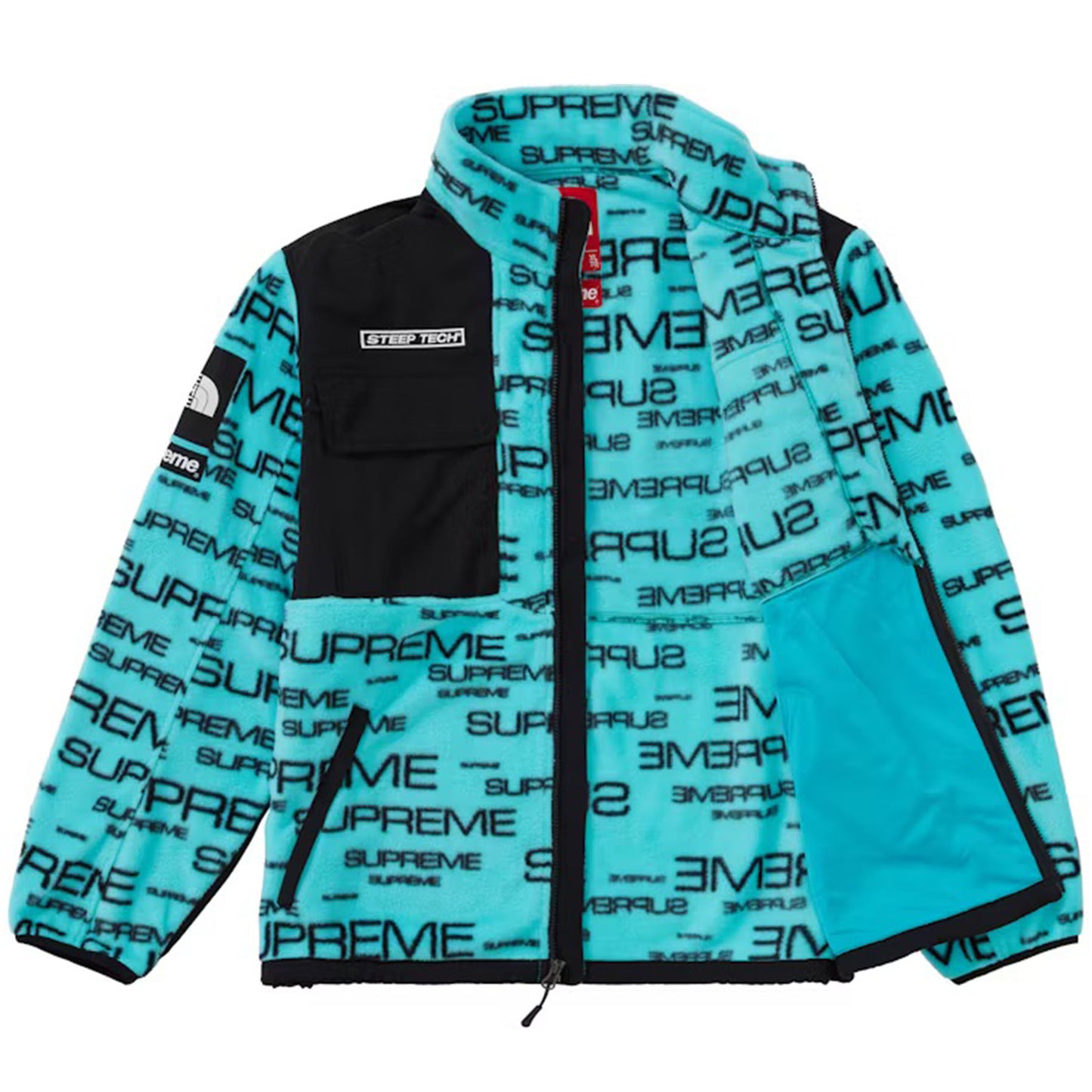 Supreme The North Face Steep Tech Fleece Jacket Teal [USED] - XL (Used)