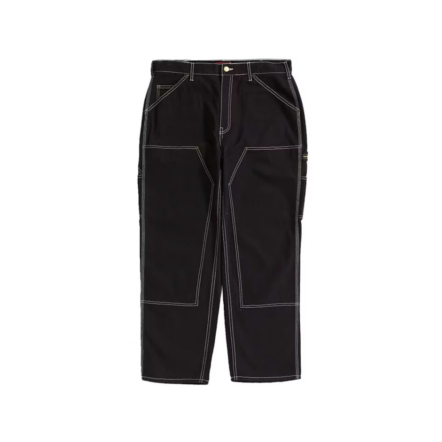 Supreme Double Knee Canvas Painter Pant Black [USED] - 36 (Used)