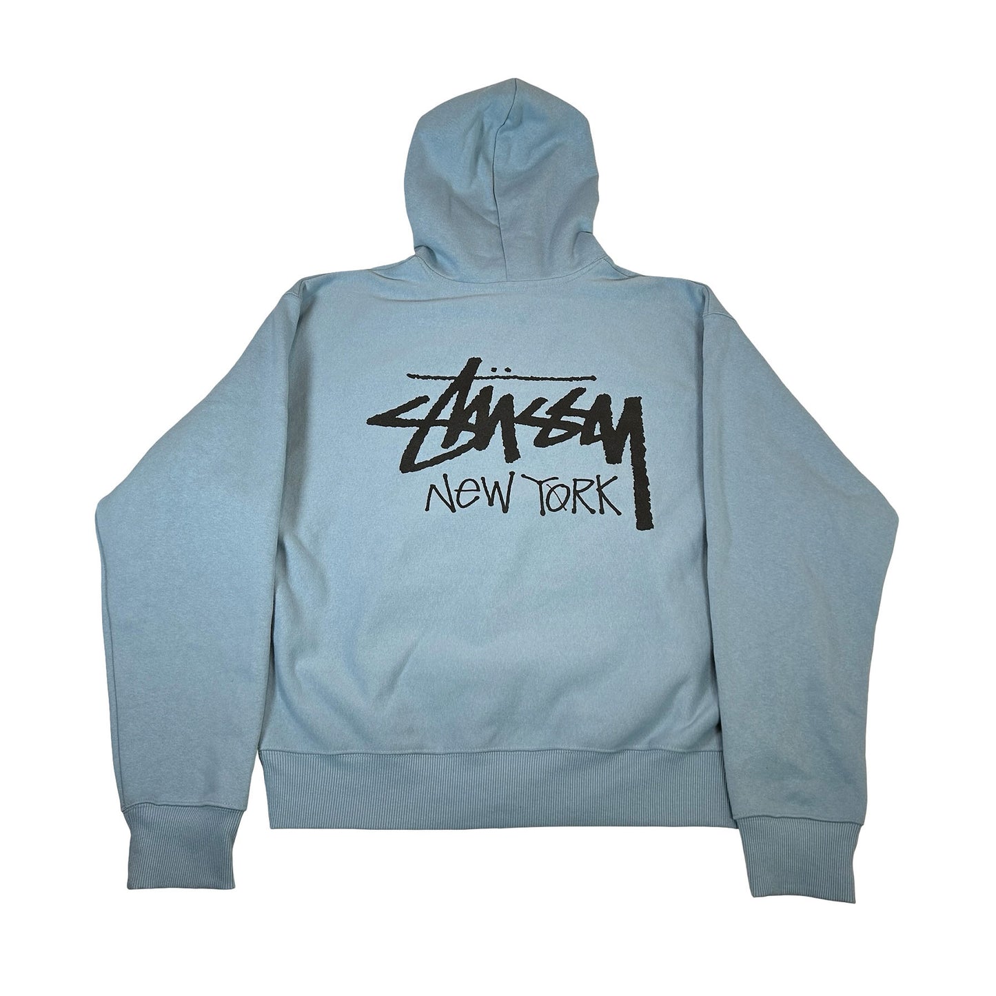 Stussy Stock New York Hoodie Sky Blue [USED] - XL (Used)