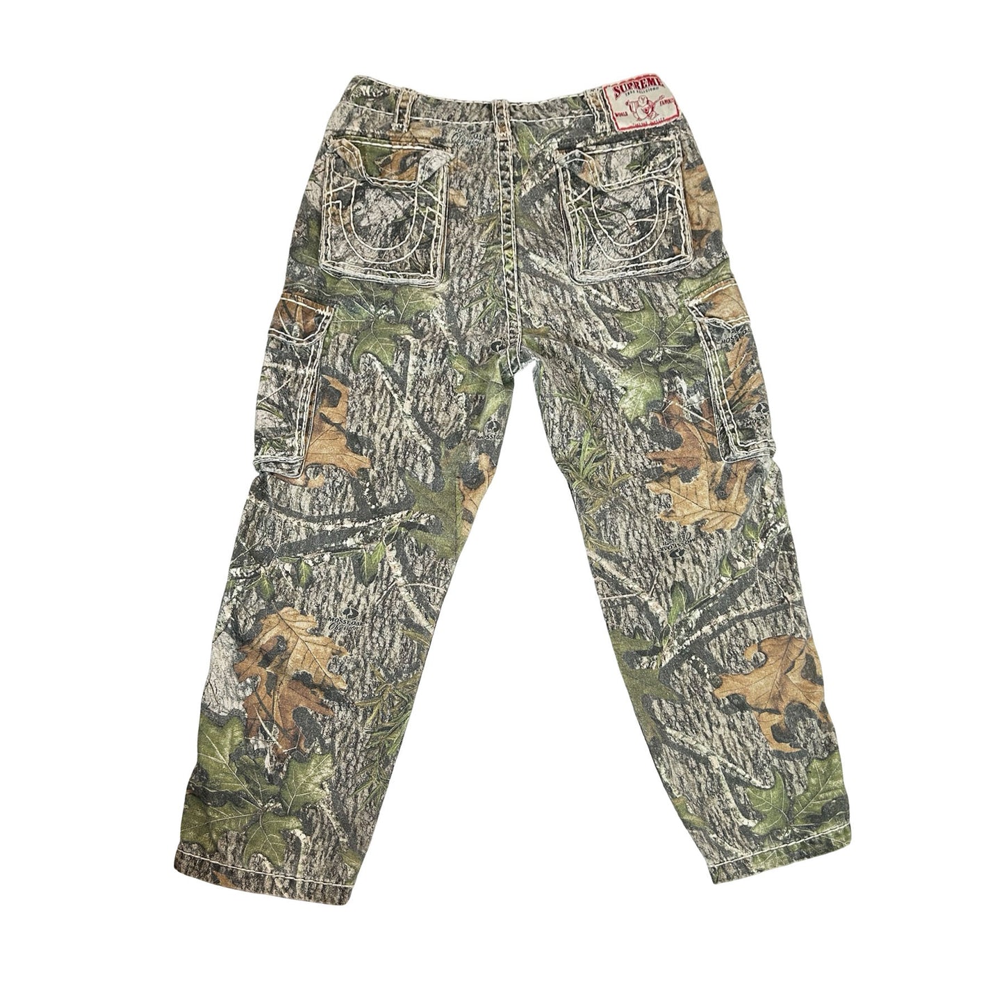 Supreme True Religion Denim Cargo Pant Mossy Oak Camo [USED] - 32 (Used)