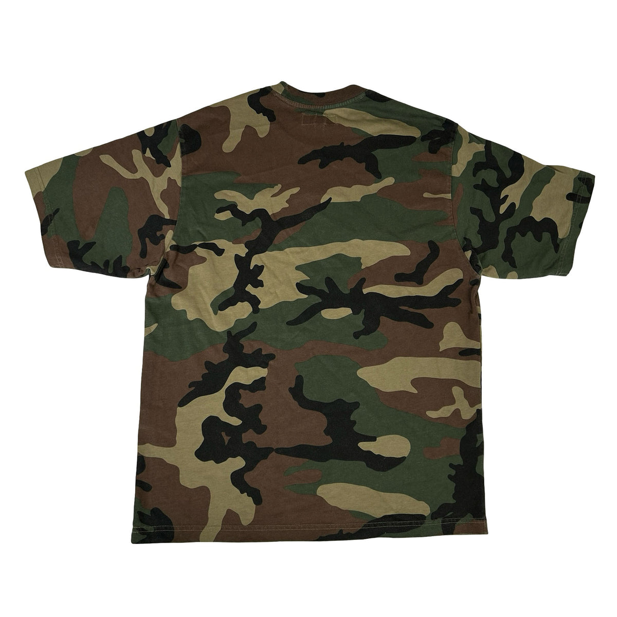 Supreme Raised Script S/S Top Woodland Camo [USED] - S (Used)