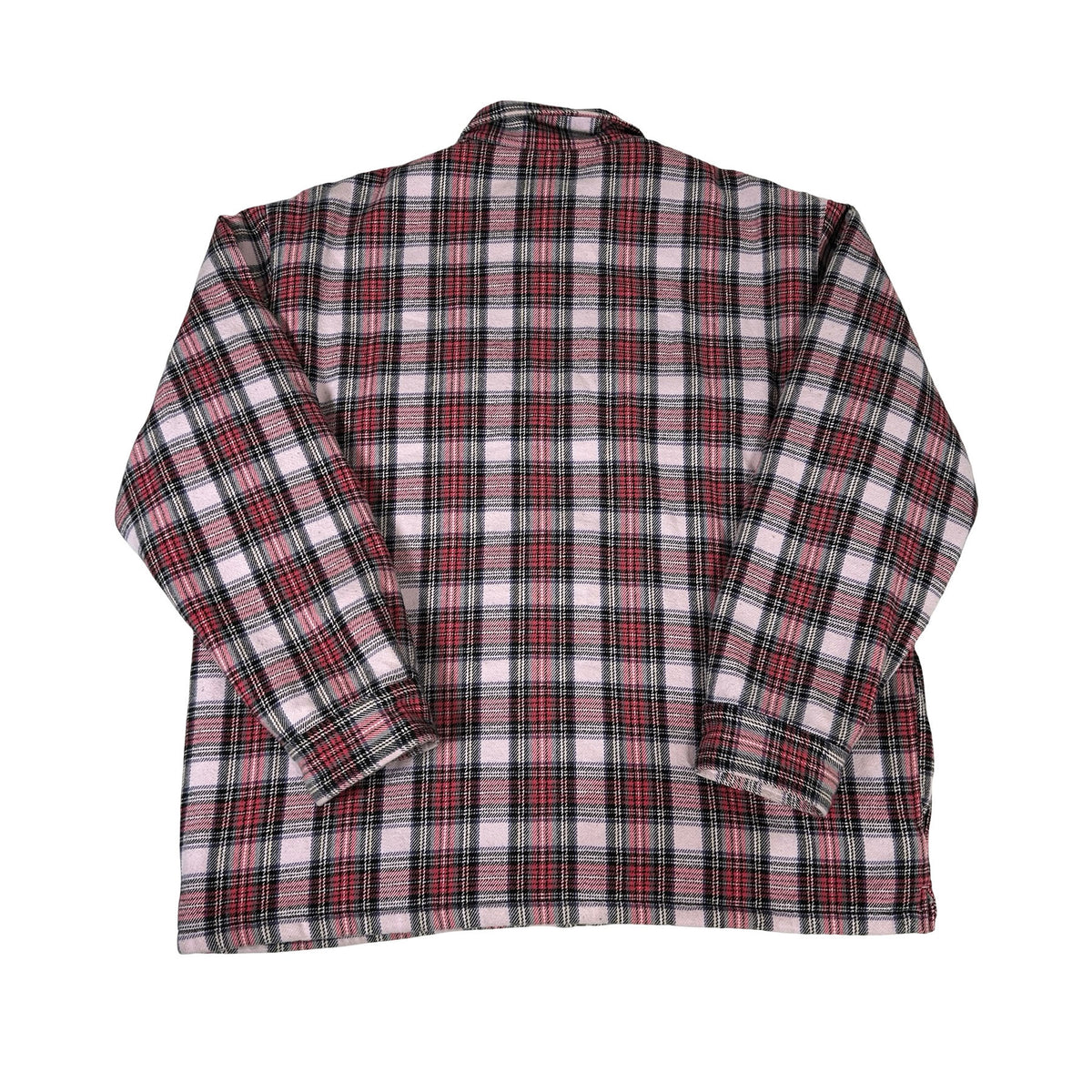 Supreme Thermal Lined Zip Up Flannel Shirt Red [USED] - L (Used)