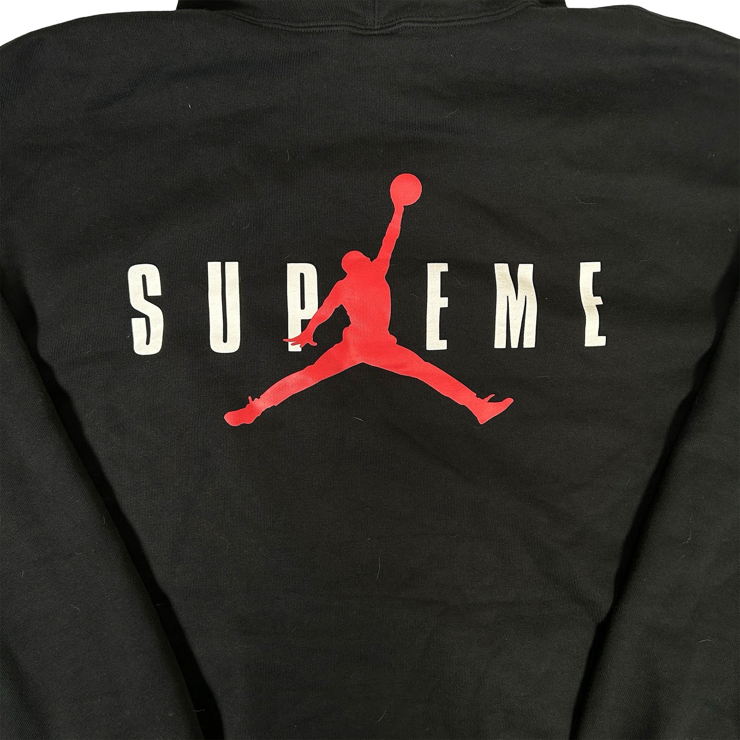 Supreme Jordan Hooded Sweatshirt (FW24) Black [USED] - L (Used2)