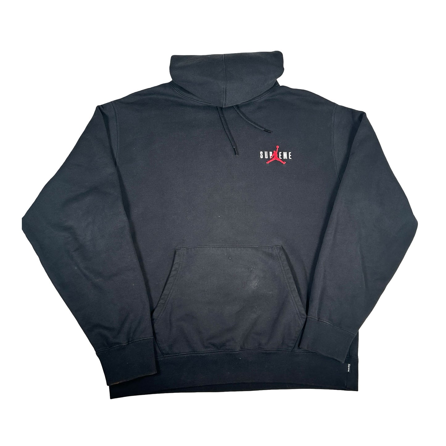 Supreme Jordan Hooded Sweatshirt (FW24) Black [USED] - M (Used)
