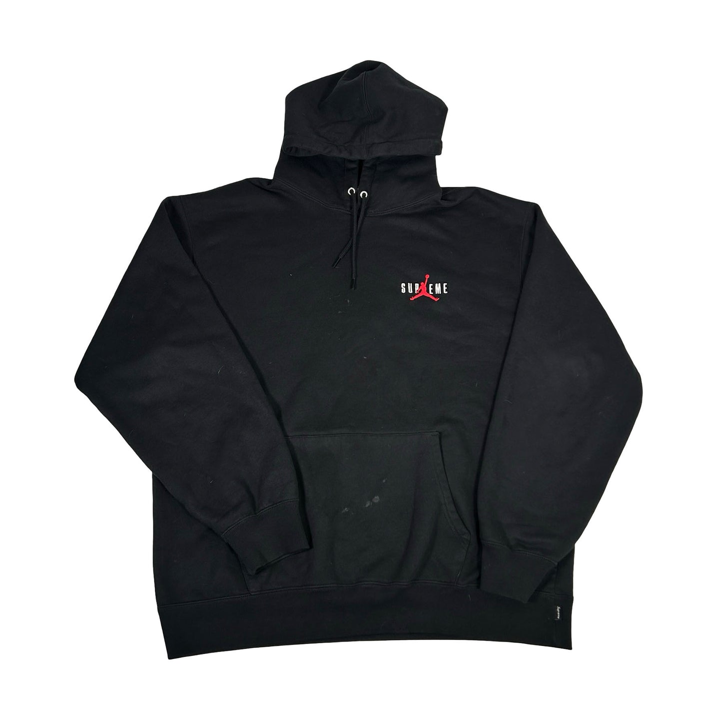 Supreme Jordan Hooded Sweatshirt (FW24) Black [USED] - L (Used2)