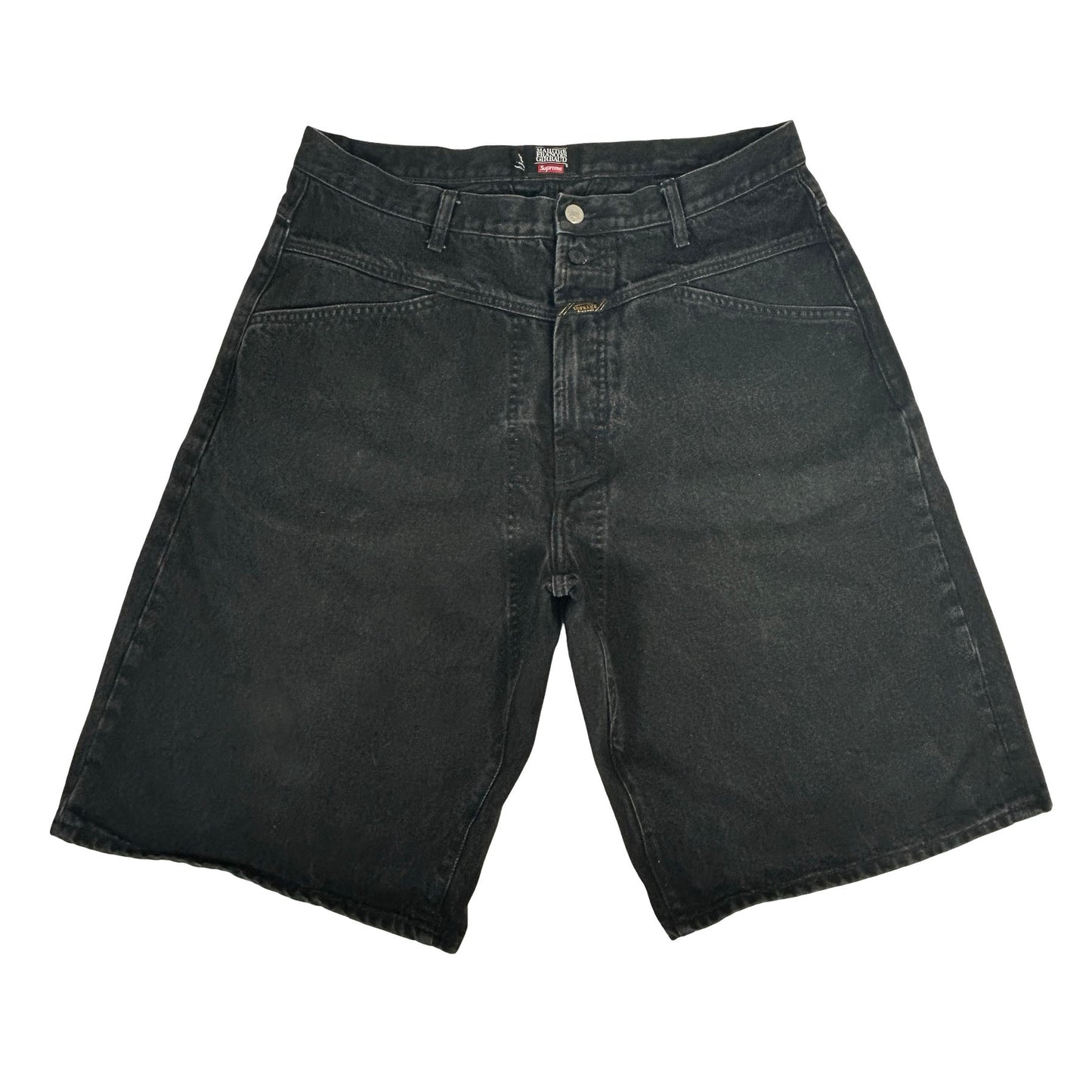 Supreme Marithé + François Girbaud X-Seam Baggy Denim Short Black [USED] - 34 (Used)