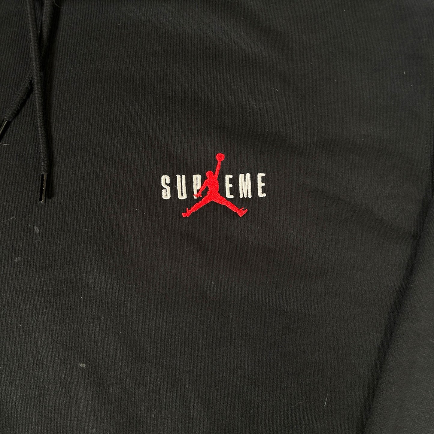 Supreme Jordan Hooded Sweatshirt (FW24) Black [USED] - L (Used2)