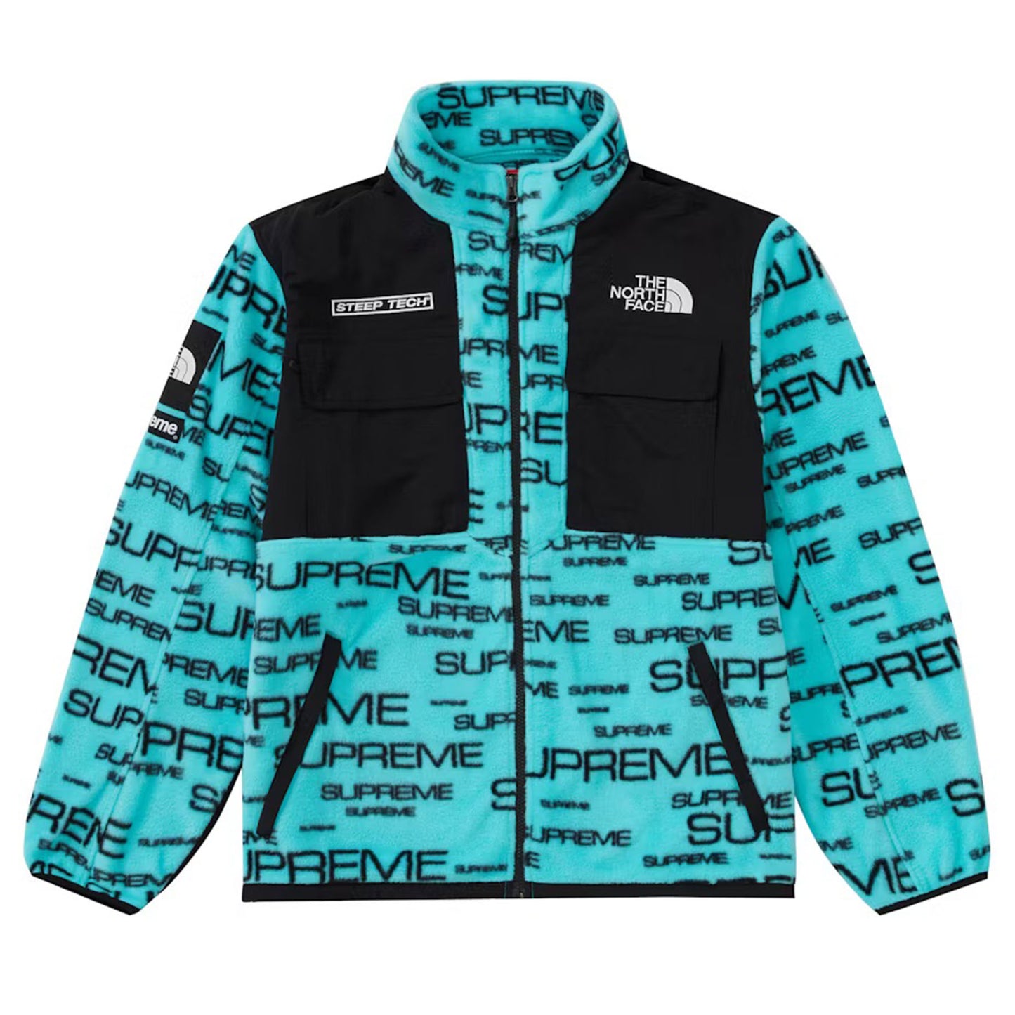 Supreme The North Face Steep Tech Fleece Jacket Teal [USED] - XL (Used)