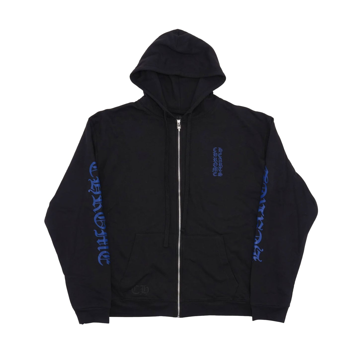 Chrome Hearts Thermal Lined Eyechart Logo Zip Up Hoodie