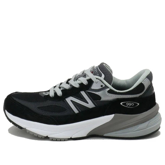 W990BK6 New Balance 990v6 MiUSA Black Grey White (Women's)