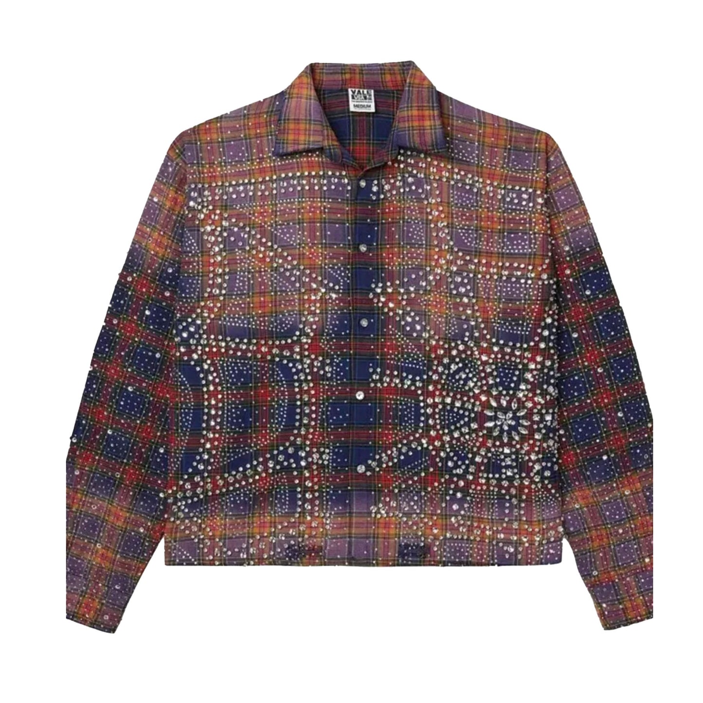 Vale Forever Rhinestone Flannel Purple Fever [USED] - S (Used)