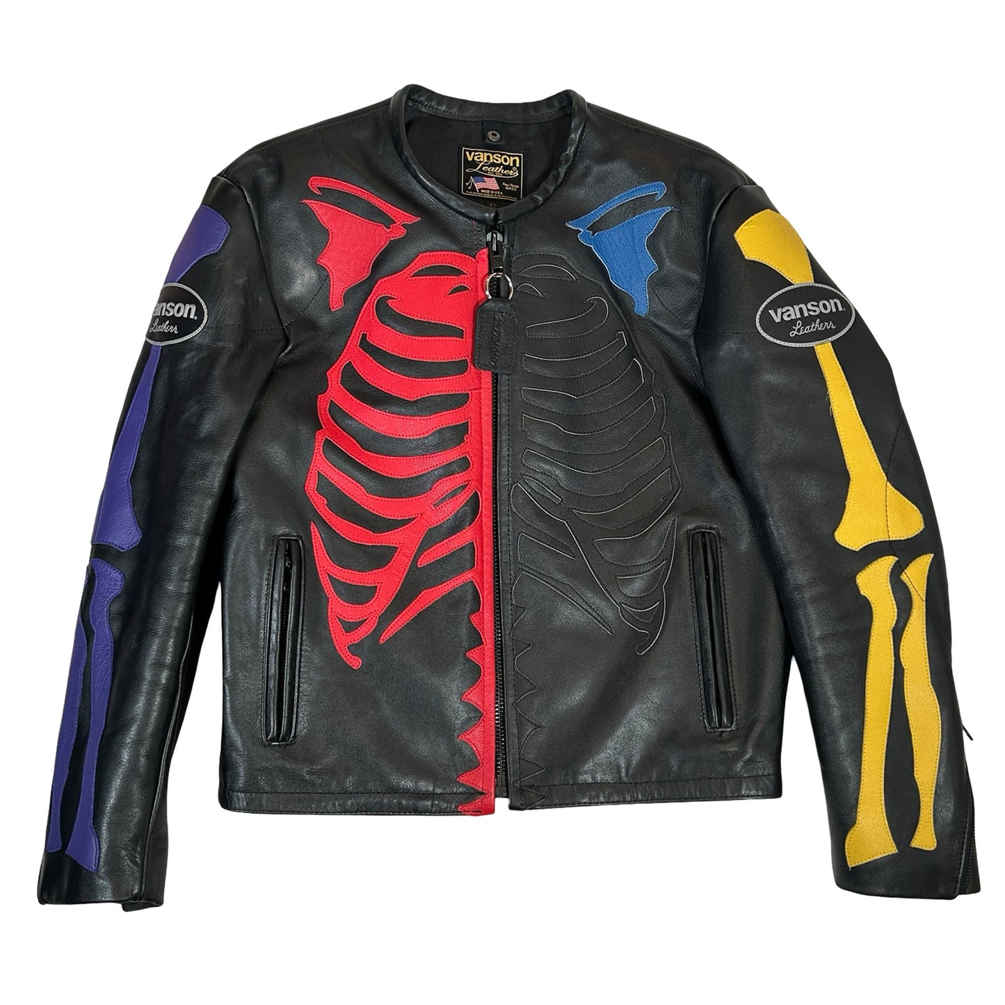 Vanson & Askan Bone Leather Jacket [USED] - 42 (Used)