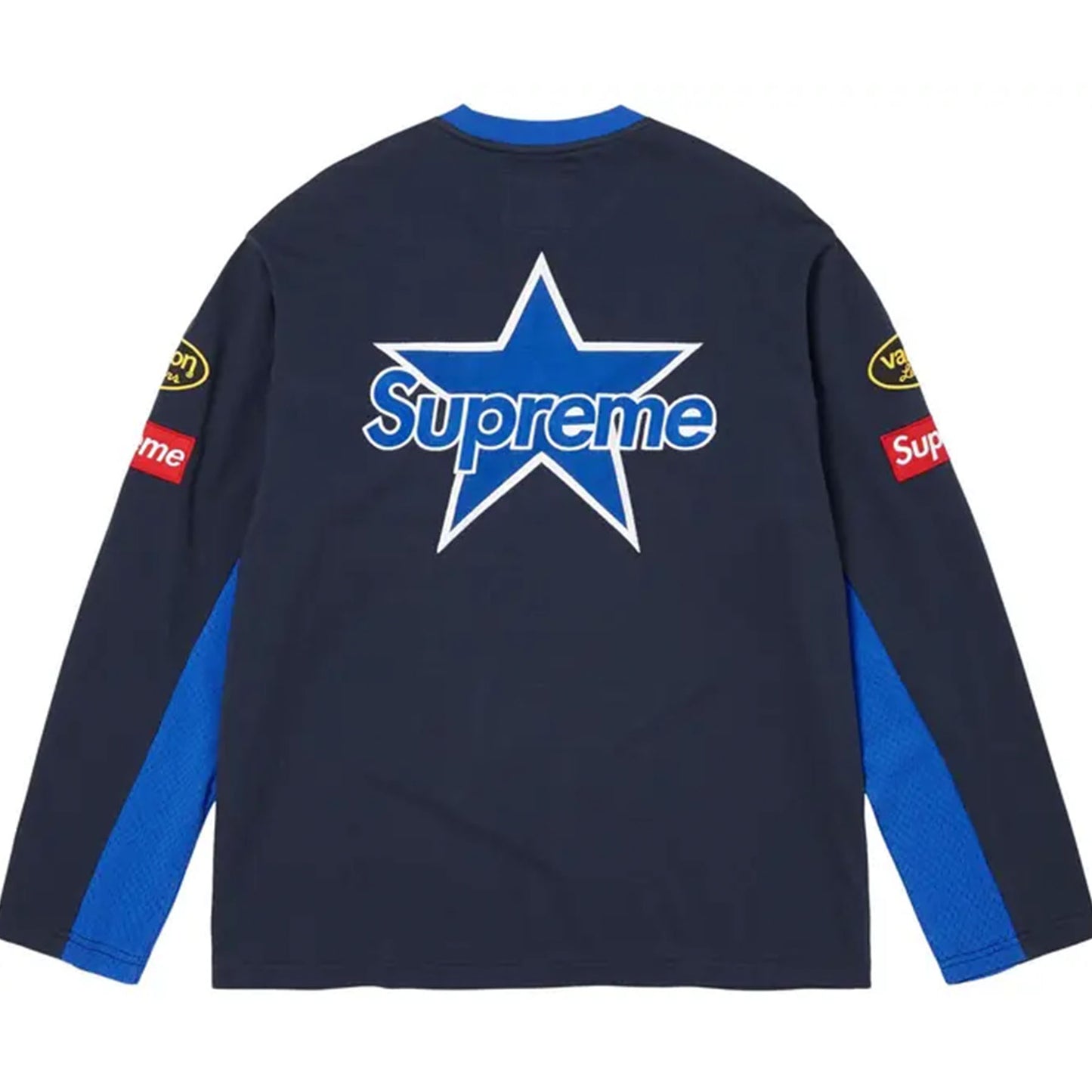 Supreme Vanson Leathers L/S Top Navy