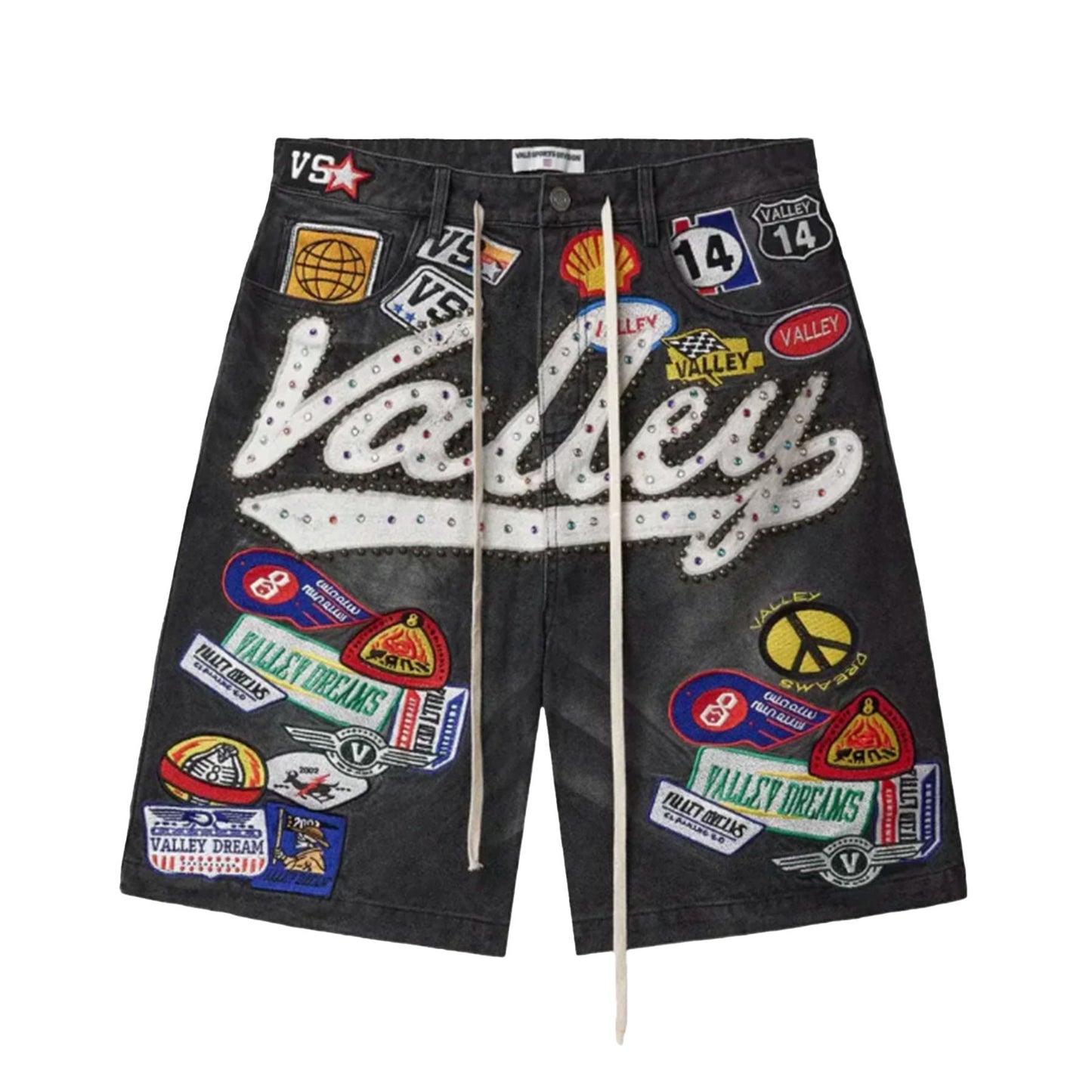 Vale Forever 1980's Jorts Black