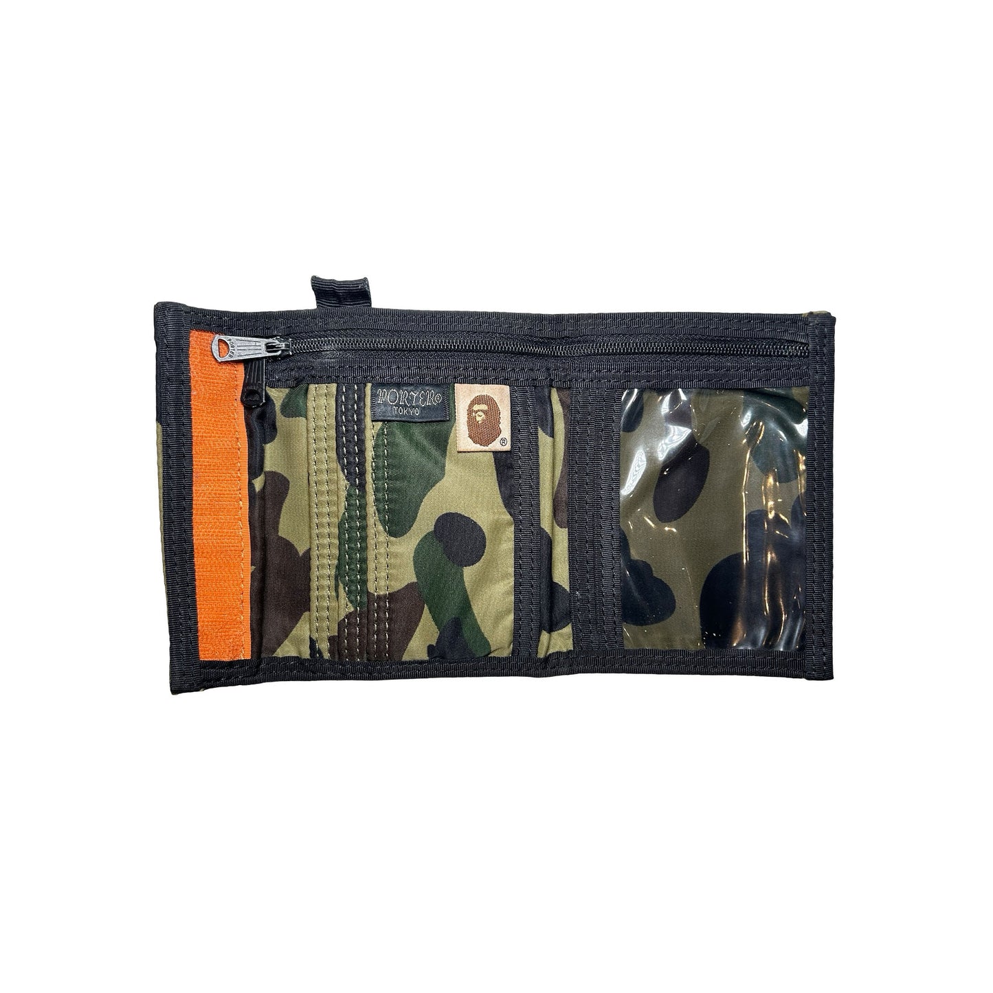 BAPE x Porter 1st Camo Wallet Green [USED] - O/S {Used)