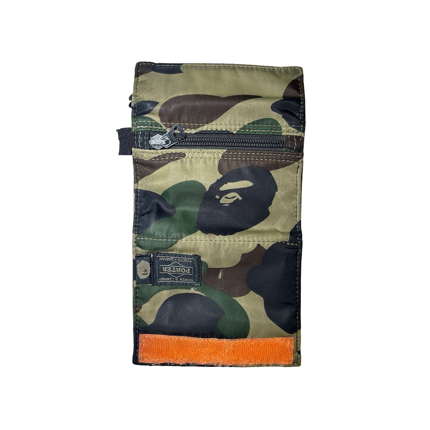 BAPE x Porter 1st Camo Wallet Green [USED] - O/S {Used)