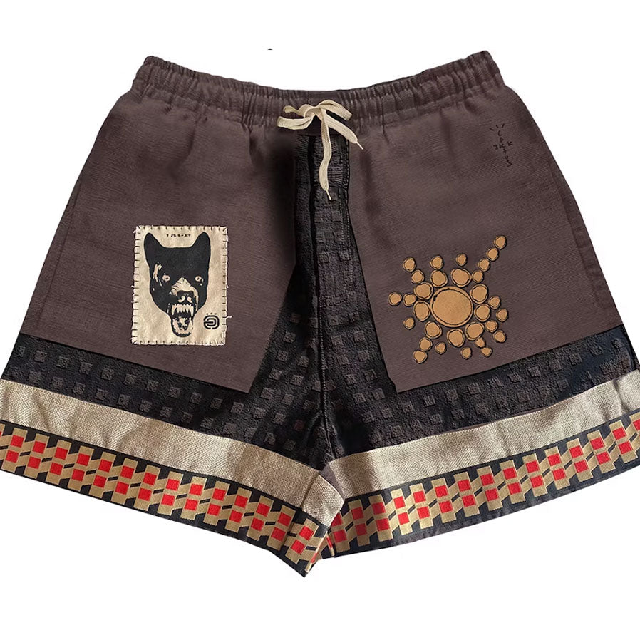 Travis Scott Cactus Jack Wolf Short Multi