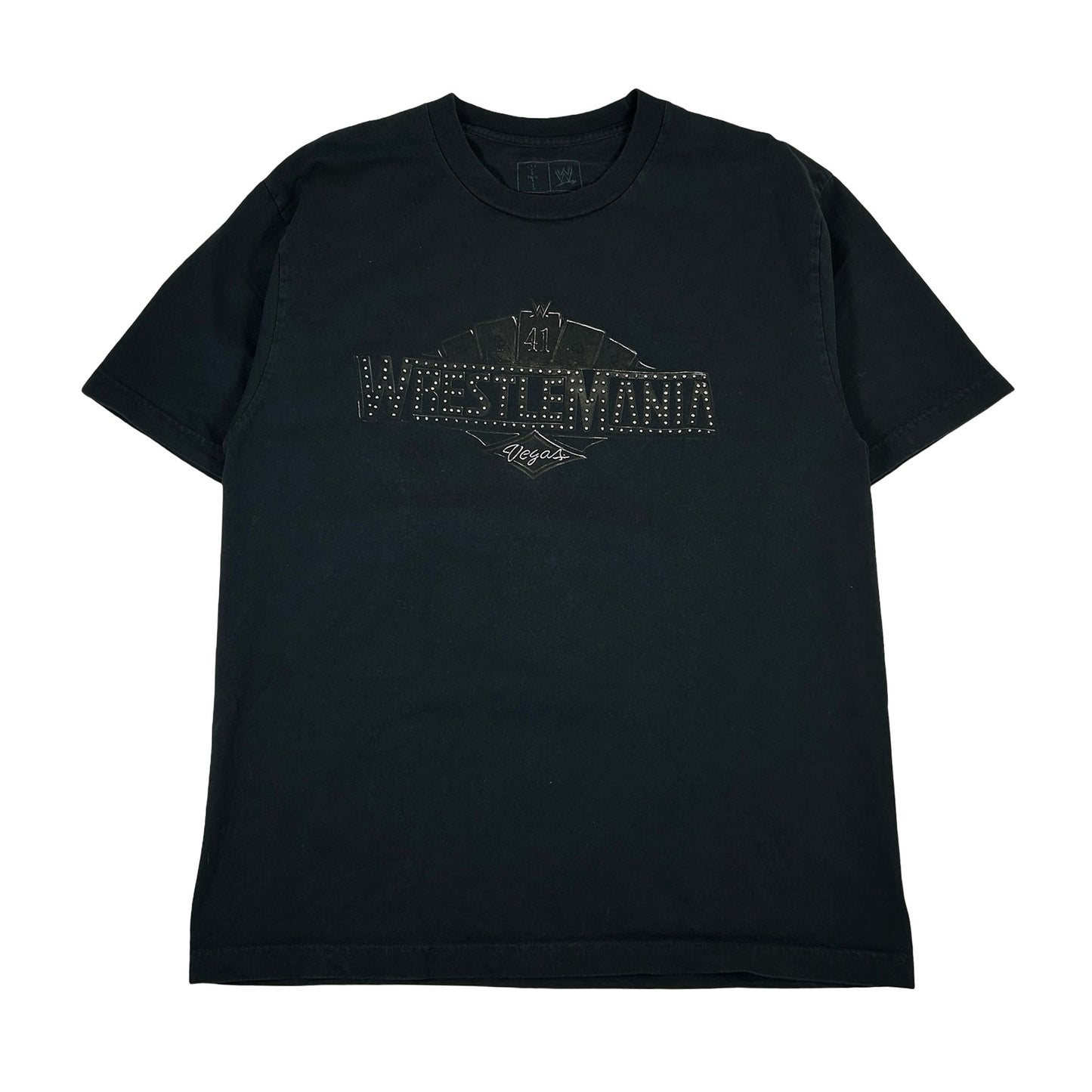 Travis Scott x WWE Wrestlemania 41 Tee Black [USED] - L (Used)