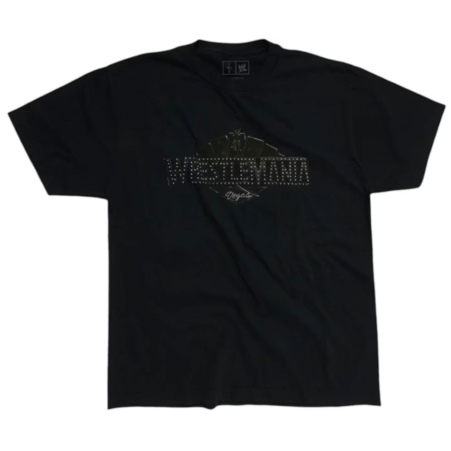 Travis Scott x WWE Wrestlemania 41 Tee Black [USED] - L (Used)