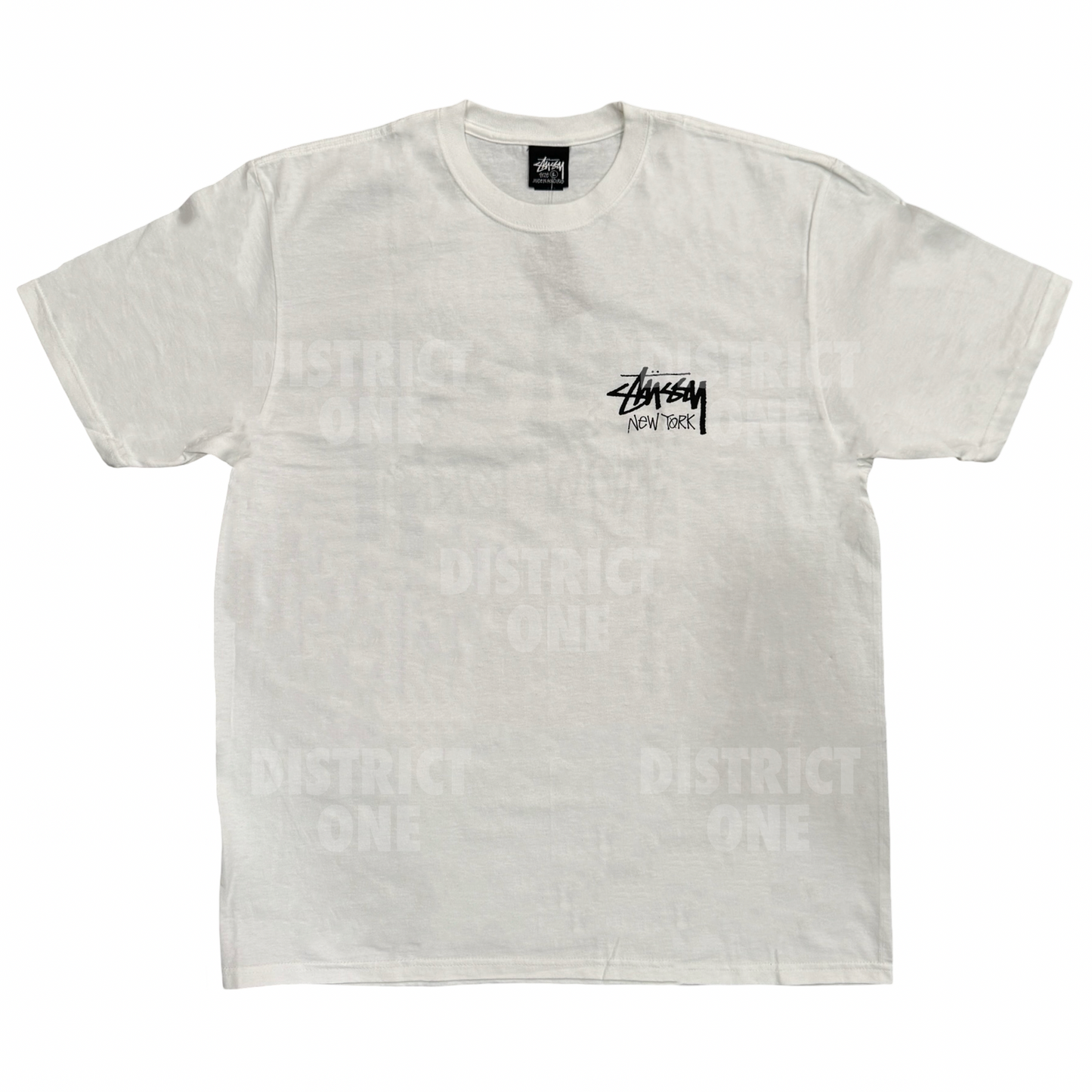 Stussy Stock New York Tee White