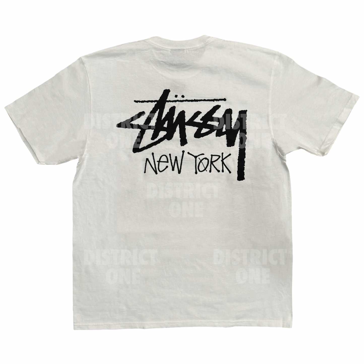 Stussy Stock New York Tee White