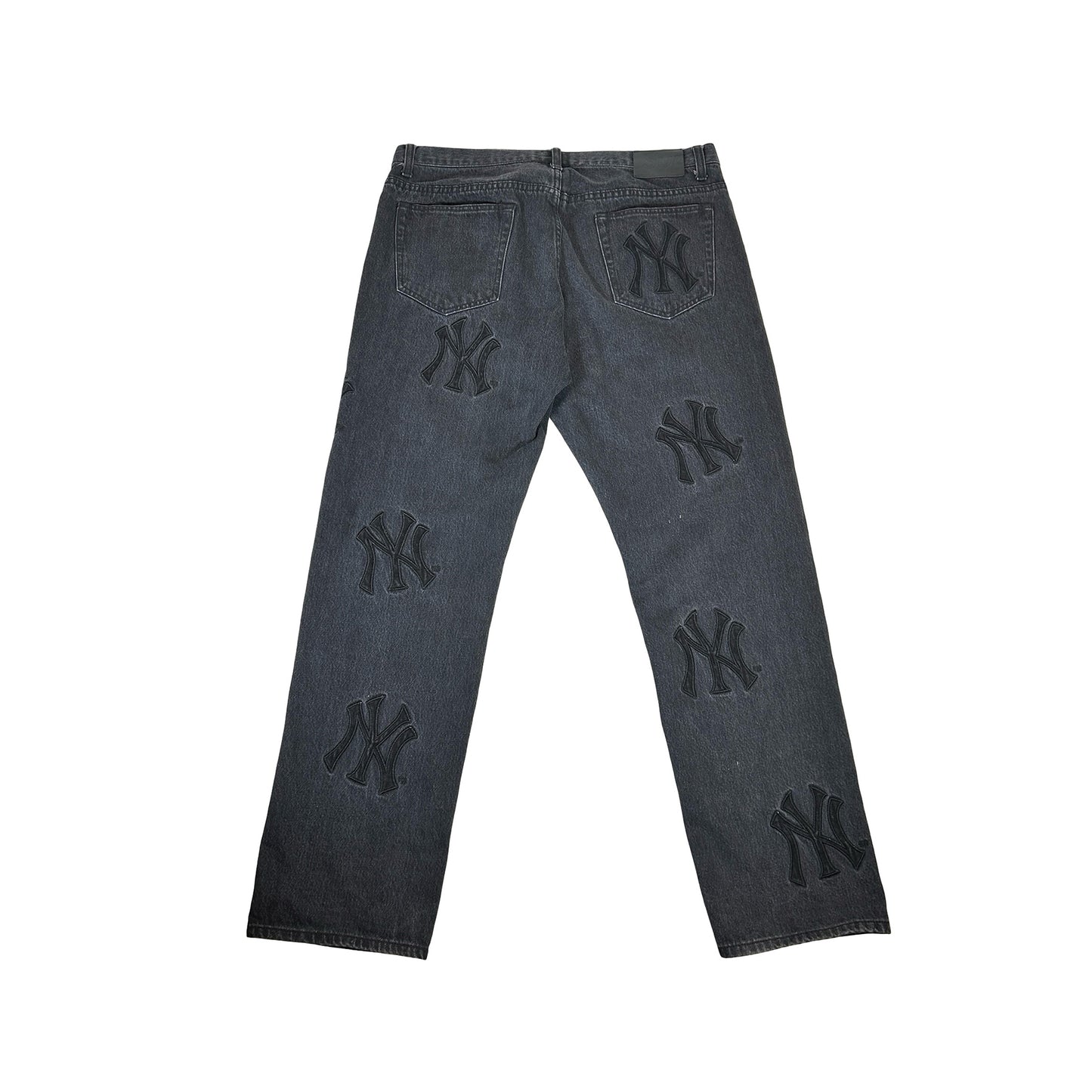 Supreme x New York Yankees Regular Jean Washed Black [USED] - 36 (Used)