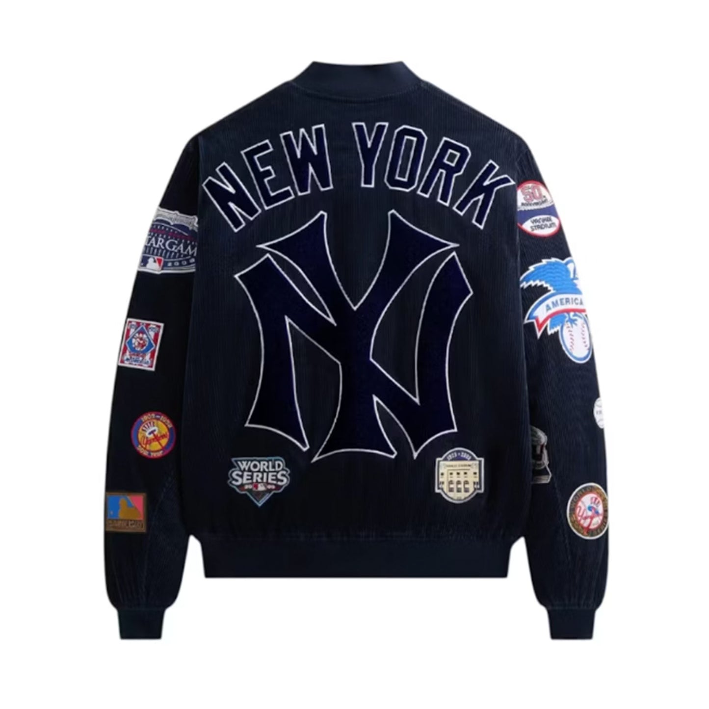Kith x New York Yankees Corduroy Avery Bomber Jacket Nocturnal [USED] - L (Used)