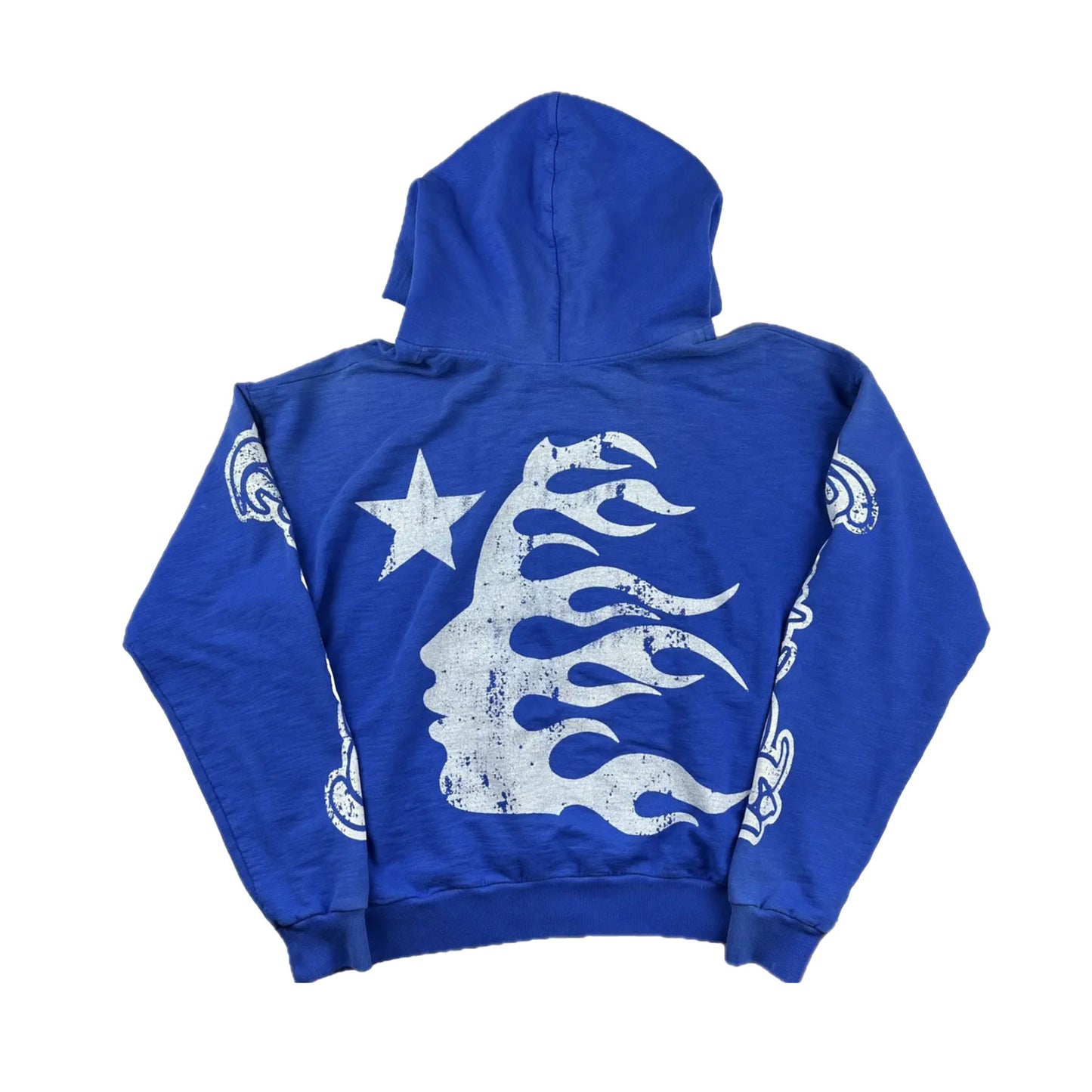 Hellstar Yoga Pullover Hoodie Blue [USED] - M (Used)